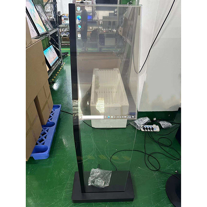 30 インチ床置き型 OLED 屋内広告キオスク
