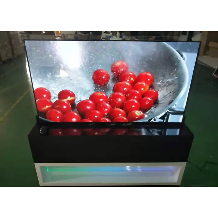 透明 OLED ディスプレイ キオスク